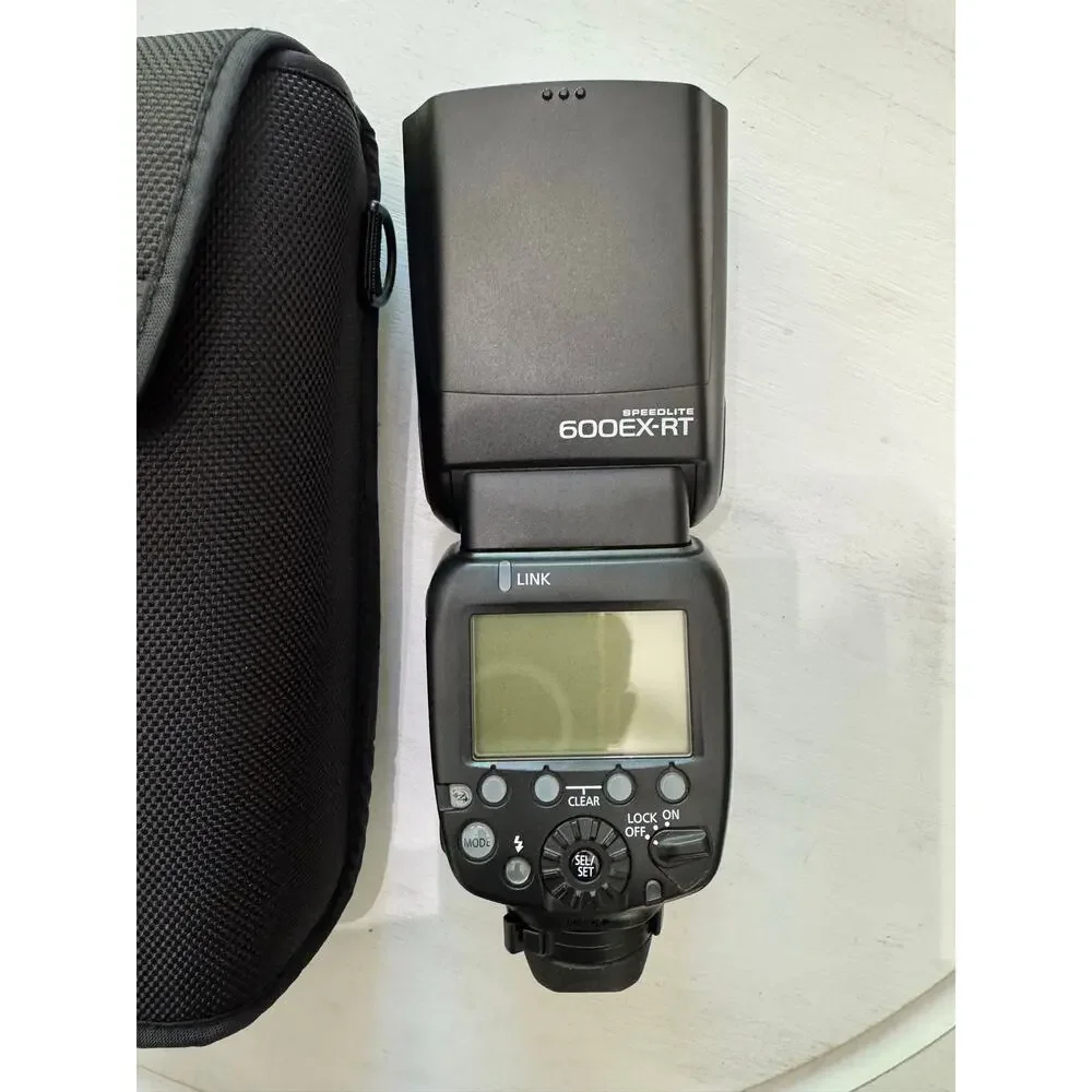 Canon 600EX-RT Speedlite Flash with Case DS101051 Tested and Works